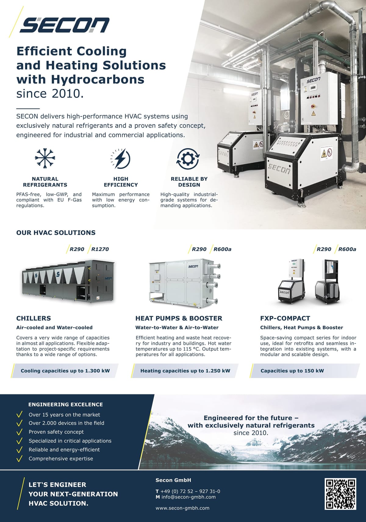 Full-page advertisement — Secon