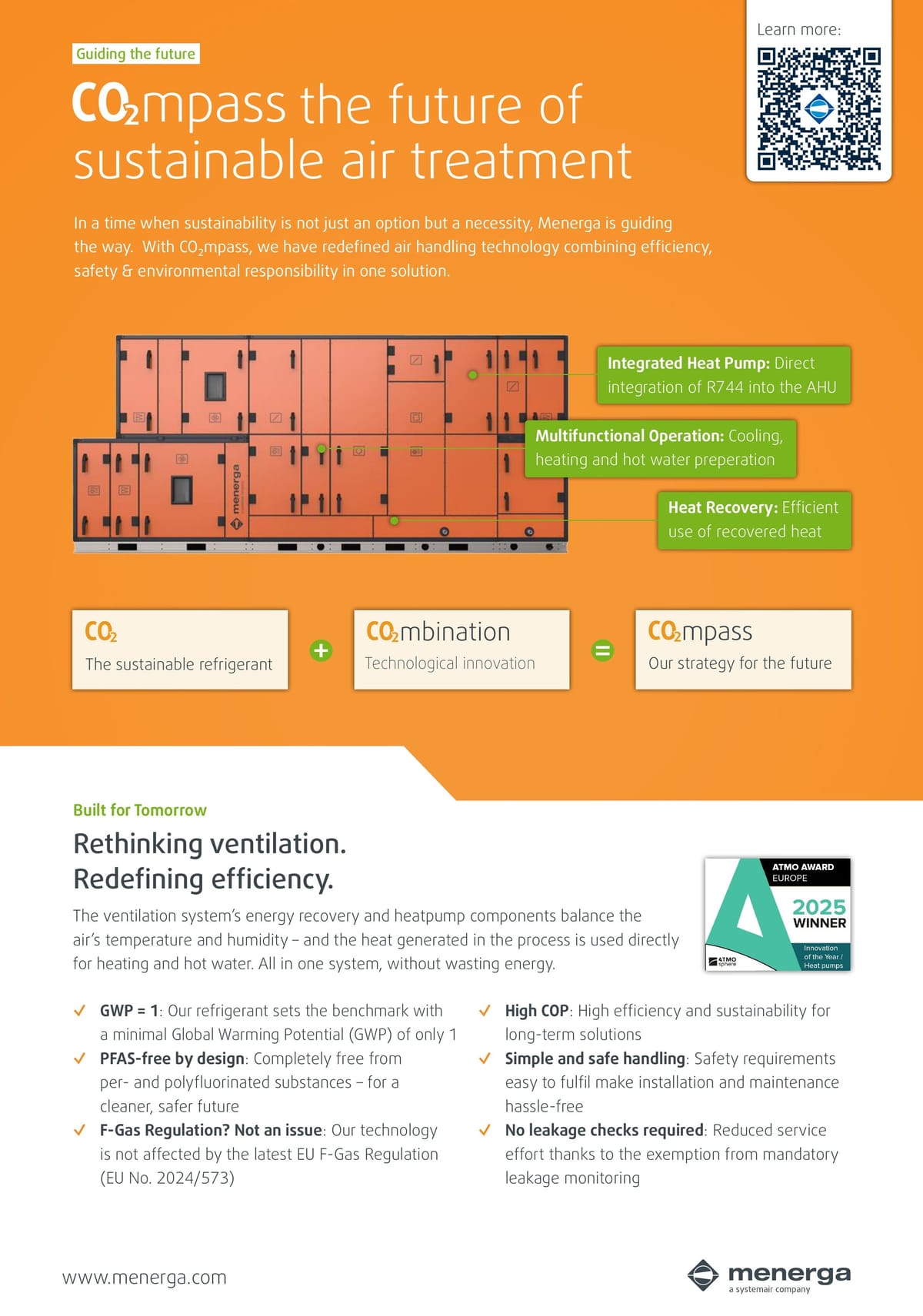 Full-page advertisement — Systemair